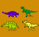 Dibujo Dinosaurios de tierra pintado por andy08