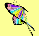 Dibujo Mariposa con grandes alas pintado por morzita