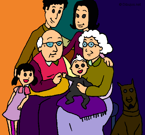 Dibujo de Familia pintado por Familias en Dibujos.net el día 25-01-11 a