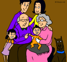 Dibujo Familia pintado por Cargator