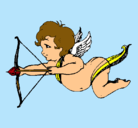 Dibujo Cupido volando pintado por Glamosita