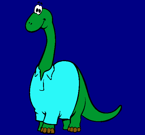 Diplodocus con camisa