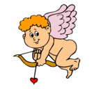 Dibujo Cupido pintado por cupidito