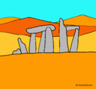 Dibujo Dolmen pintado por samu