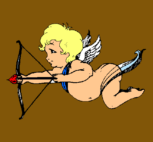 Cupido volando