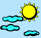 Dibujo Sol y nubes 2 pintado por sdswsd