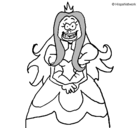 Dibujo Princesa fea pintado por crashpad