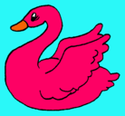 Dibujo Cisne pintado por rosalinda