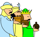 Dibujo Los Reyes Magos 3 pintado por YULITZA