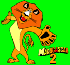 Dibujo Madagascar 2 Alex 2 pintado por asdfgjkkhijurjh