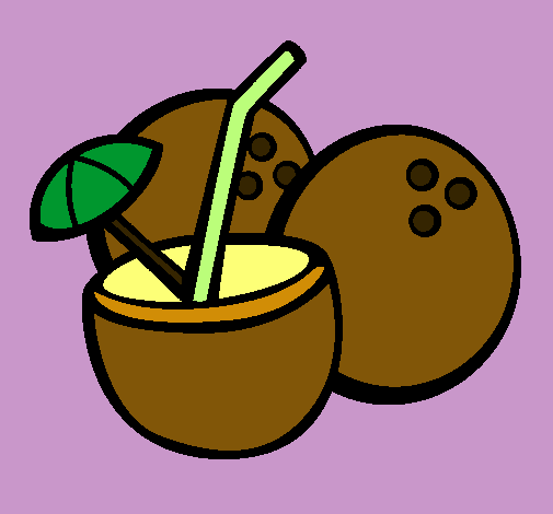 Cóctel de coco