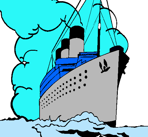 Dibujo Barco de vapor pintado por matiashijo