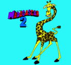 Dibujo Madagascar 2 Melman pintado por nazaaaaaaaaaaaa