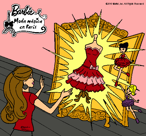 El vestido mágico de Barbie