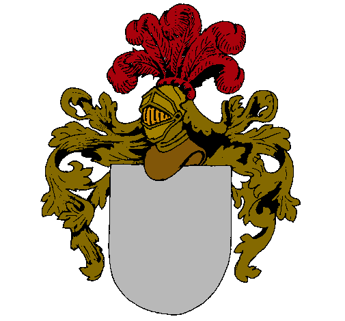 Escudo de armas y casco