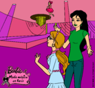 Dibujo Barbie descubre a las hadas mágicas pintado por lizz