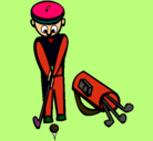 Dibujo Jugador de golf II pintado por HECTORMAMA
