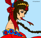 Dibujo Princesa china pintado por Glamosita