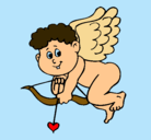 Dibujo Cupido pintado por Glamosita