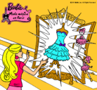 Dibujo El vestido mágico de Barbie pintado por yanet