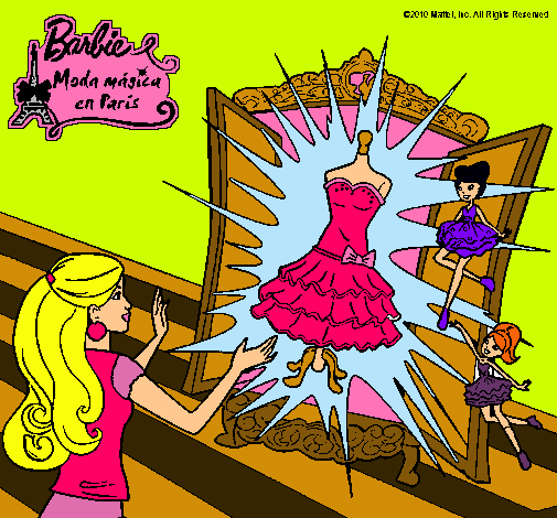 El vestido mágico de Barbie