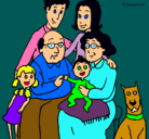 Dibujo Familia pintado por FAMILY