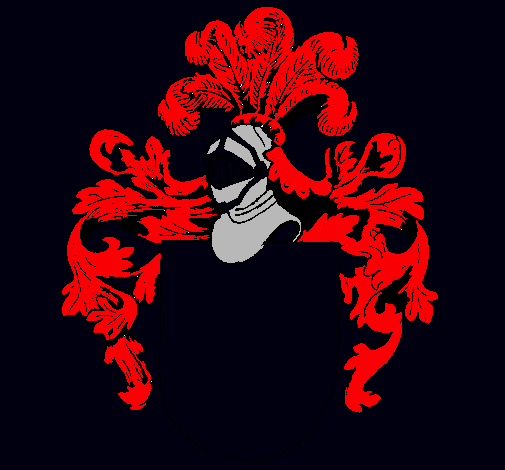 Escudo de armas y casco