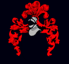 Dibujo Escudo de armas y casco pintado por esparta
