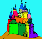Dibujo Castillo medieval pintado por MAURO2005