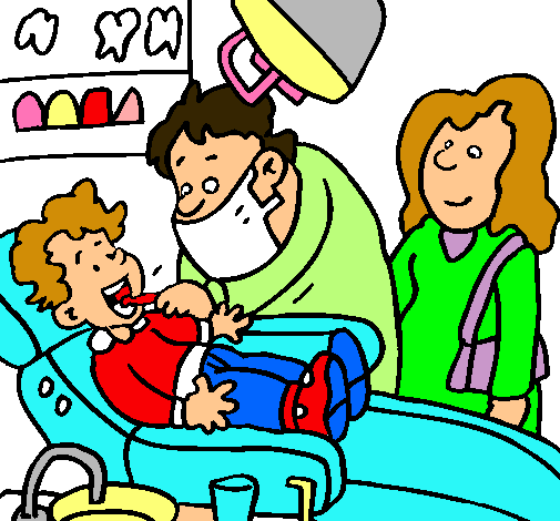 Niño en el dentista