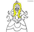 Dibujo Princesa fea pintado por crashpad