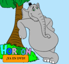 Dibujo Horton pintado por tatatatatata