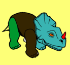 Dibujo Triceratops II pintado por ertyui