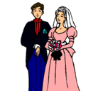 Dibujo Marido y mujer III pintado por boda