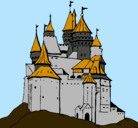 Dibujo Castillo medieval pintado por krauser