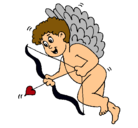 Dibujo Cupido con grandes alas pintado por nayda