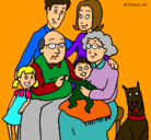 Dibujo Familia pintado por annasimon