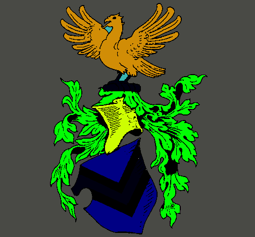 Escudo de armas y aguila 