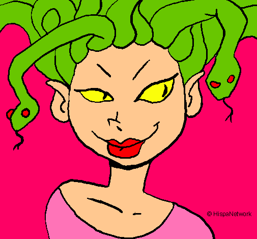 Mujer medusa