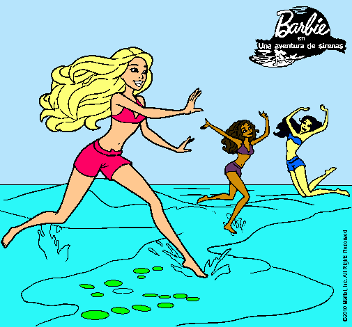 Barbie de regreso a la playa