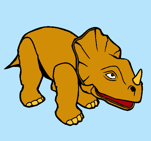 Dibujo Triceratops II pintado por DinoBruno