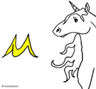 Dibujo Unicornio pintado por Raquela