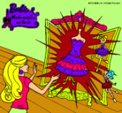 Dibujo El vestido mágico de Barbie pintado por ABRIL1234567