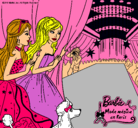 Dibujo Barbie, nerviosa por desfilar pintado por  Periitha