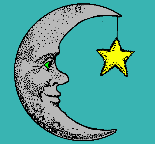 Luna y estrella