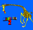 Dibujo Madagascar 2 Melman 2 pintado por aaaaa