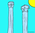 Dibujo Columnas pintado por ppppp