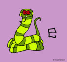 Dibujo Serpiente pintado por Sandra123