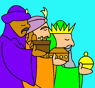Dibujo Los Reyes Magos 3 pintado por diva23