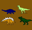 Dibujo Dinosaurios de tierra pintado por Johann